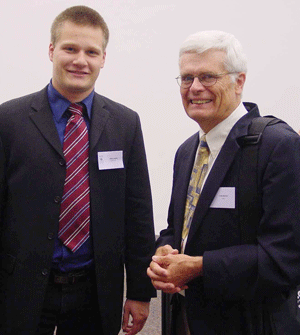Armin Dellert und Prof. Dr. John Brown